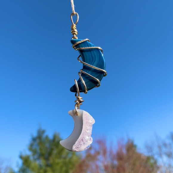Love Earth Energy Other - ✨ Healing Moon Charm 🌙 chakras celestial crystals